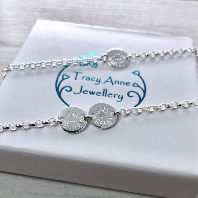 Paw Print Bracelets