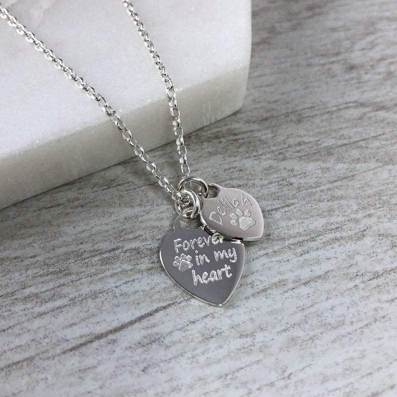 Pet memorial outlet necklace